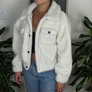 Calvin Klein Sherpa Coat NWT